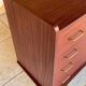Commode vintage à 4 tiroirs, pieds compas circa 1960s
