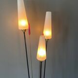 Vintage reed floor lamp
