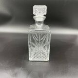Vintage, whisky decanter, bottle, pitcher, cork, diamond décor, vegetable, 1960s, 1970s, Italy