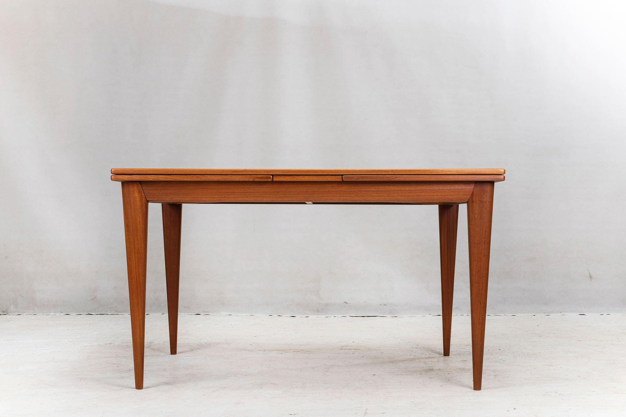Danish extendable table teak No. 254 by Niels Otto Møller for JL Møllers, 1960s