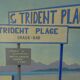 Modernist painting seen from Antibes Trident beach 70s Paliero Klingue