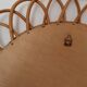 Mirror witch rattan 70s - 46cm