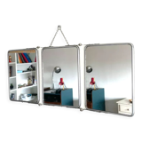 Miroir de barbier triptyque