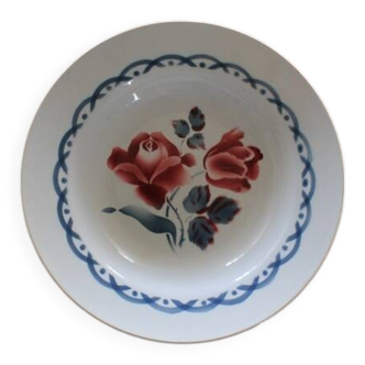 Deep plate Digoin Sarreguemines model Cannes