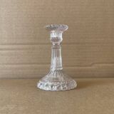 Petit bougeoir ancien en verre