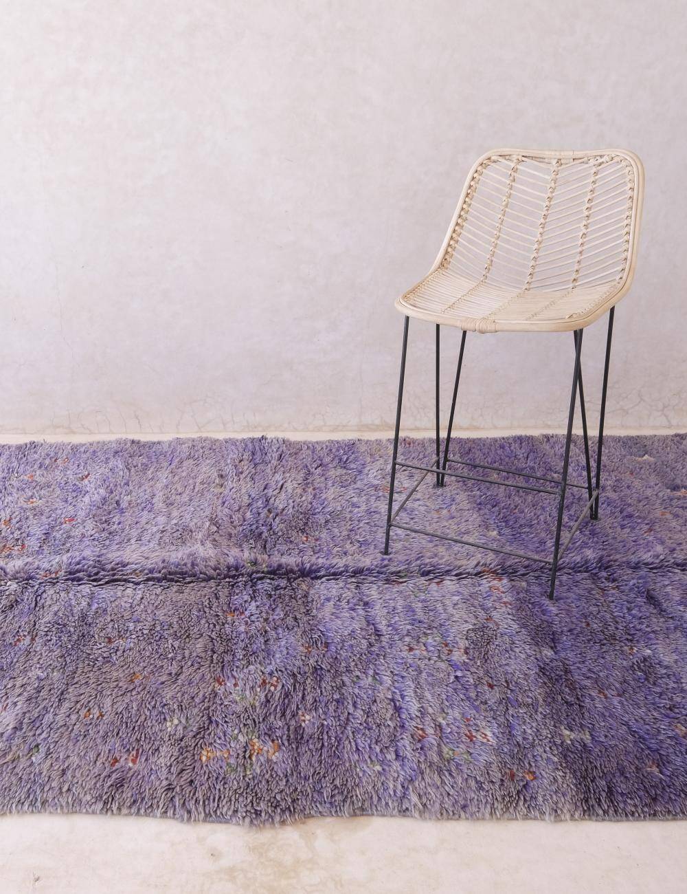 Vintage Berber Lavender Rug - 280 x 152 cm