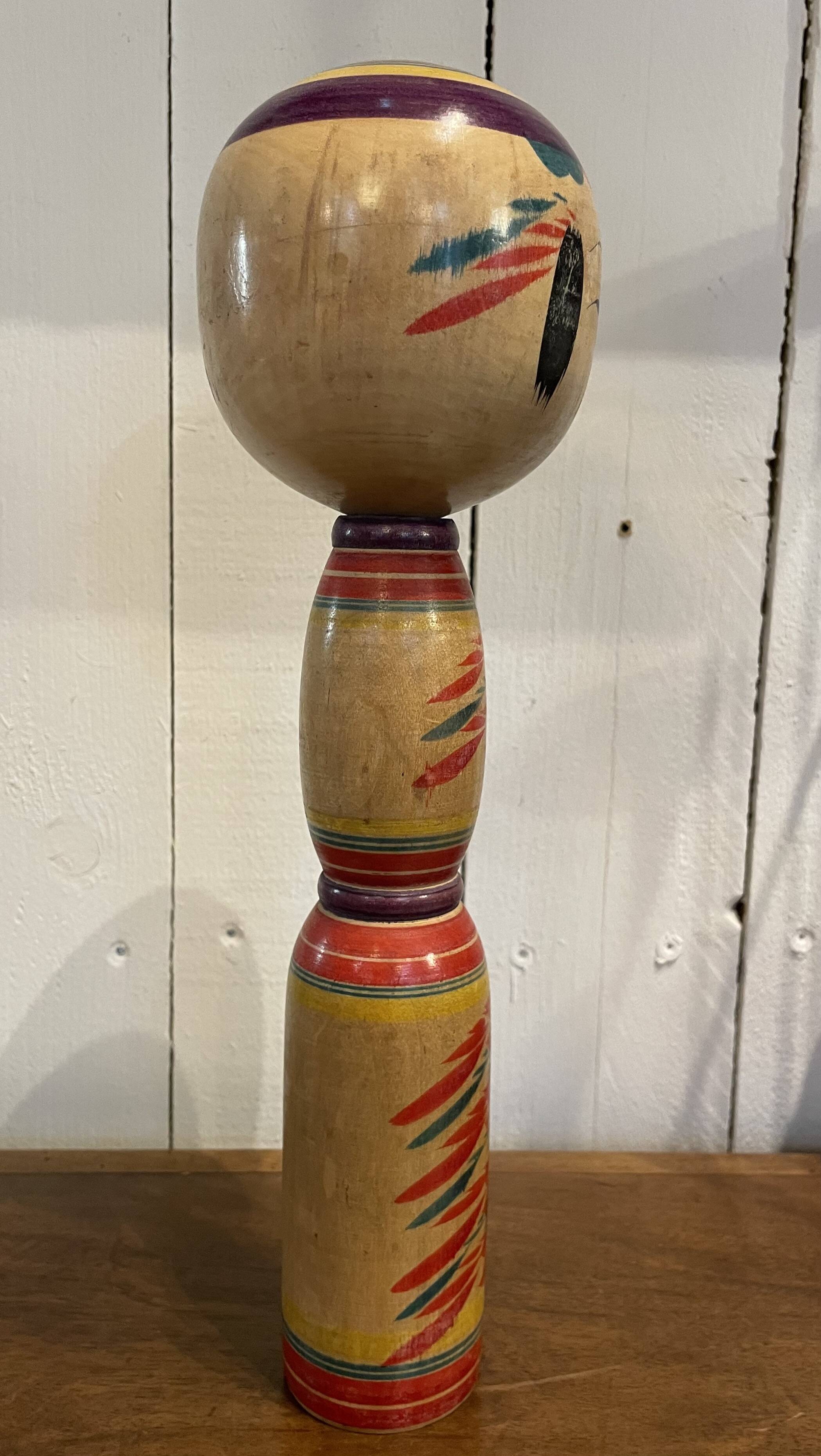 Japanese wooden Kokeshi doll
