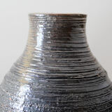 Glazed terracotta vase