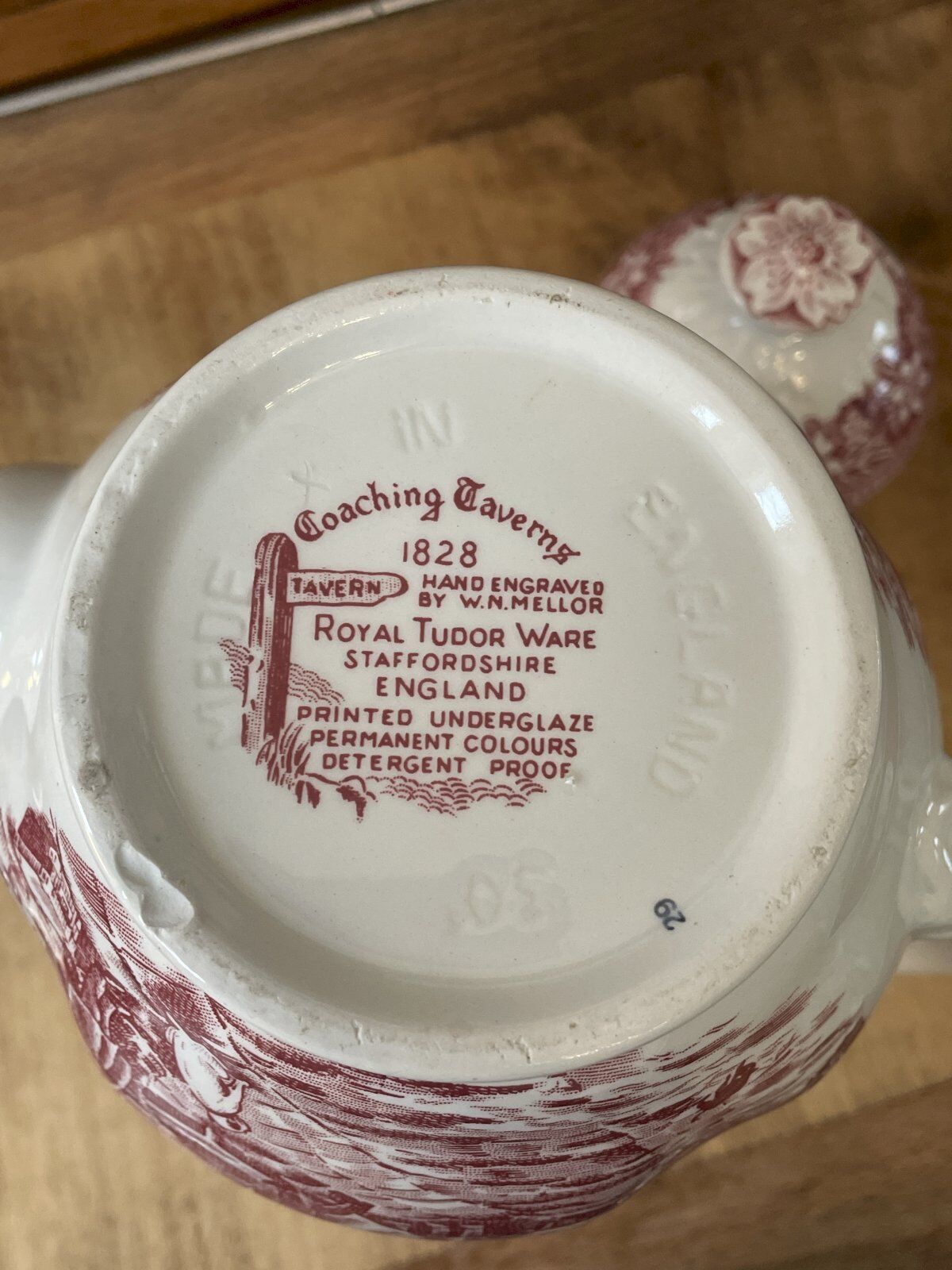 Royal Tudor Ware English earthenware teapot and coffee pot