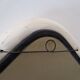 Vintage white tubular mirror from Italy, 70s