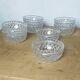 9-piece crystal dessert service
