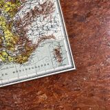 Vintage France map puzzle