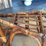 Rattan rocking horse