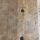 A schoolmaster's desk and chairs
