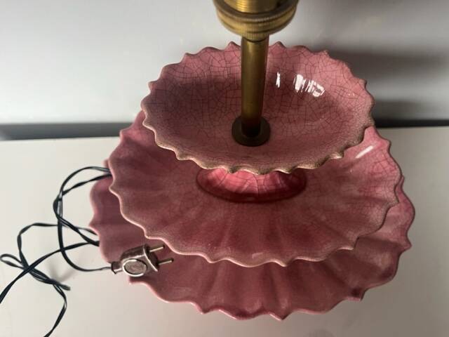 Vintage ceramic lamp base