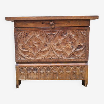 Old neo-Gothic carved furniture