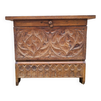 Old neo-Gothic carved furniture