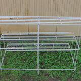 Florist gardener on stairs