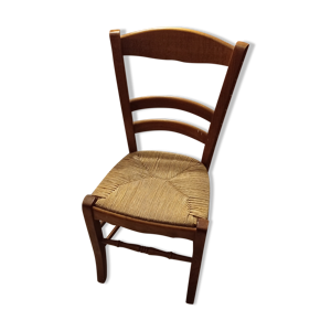 chaise bistrot paillée