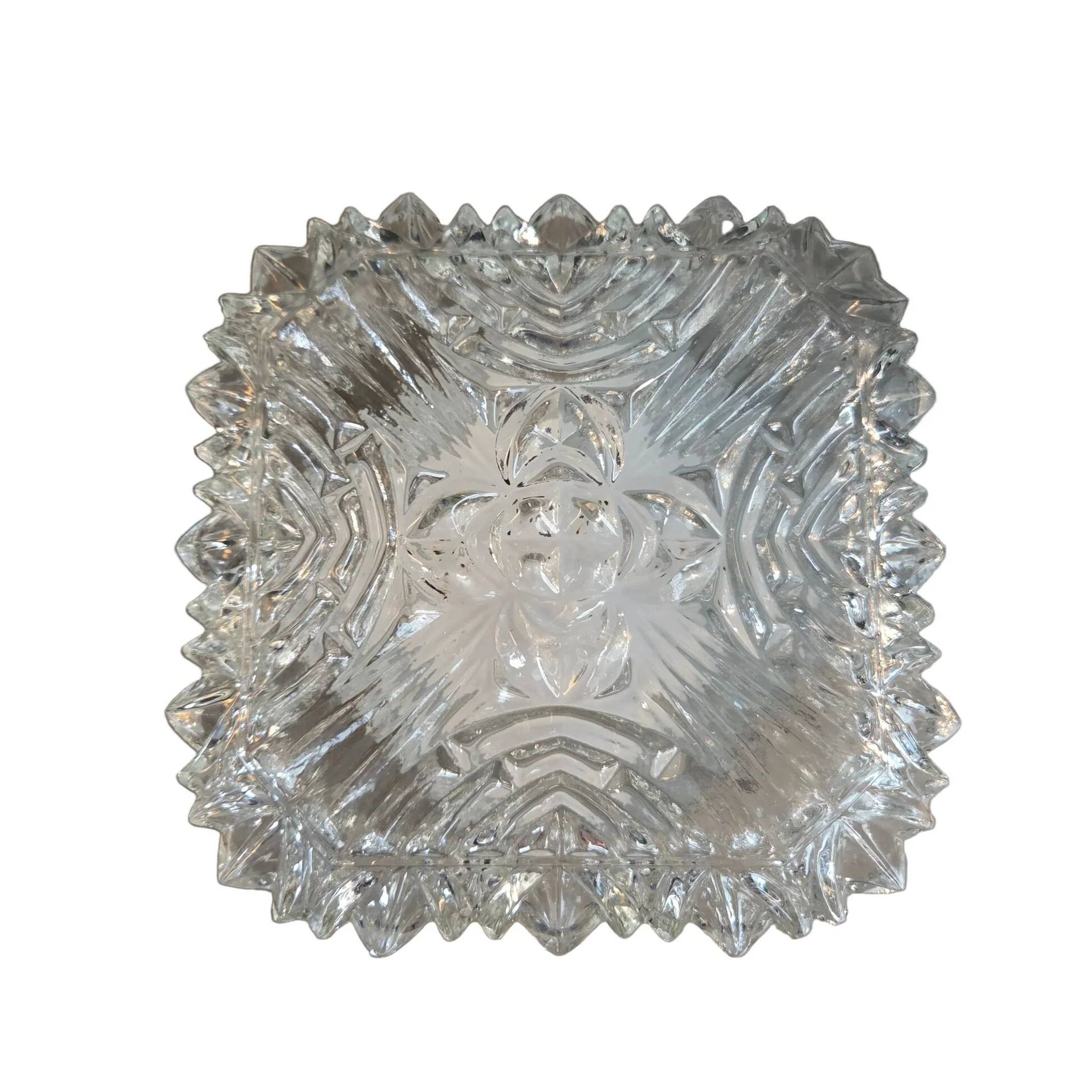 Plafonnier ou applique en verre moulé