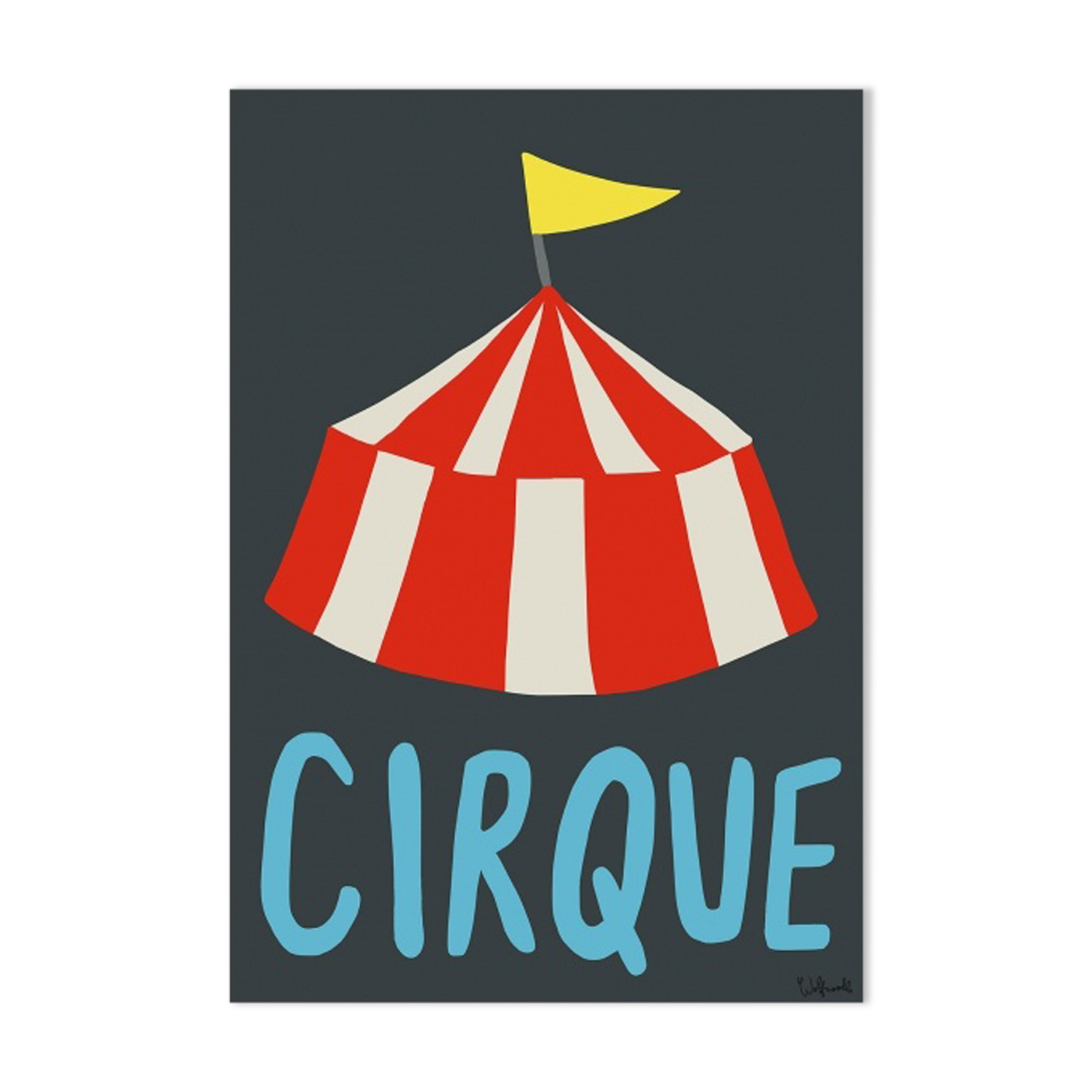 Poster kids Cirque - A3