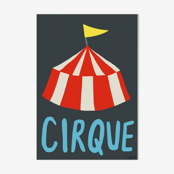 Affiche kids Cirque - A3