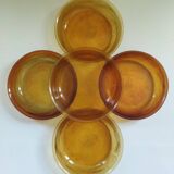 Arcoroc Sierra amber skullcap plates