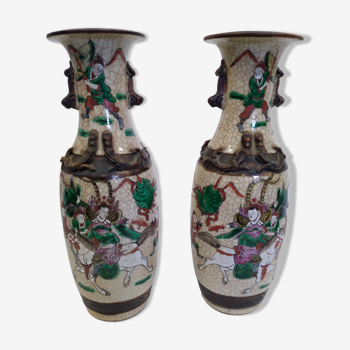 Vases Nankin 19ème