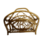 Magazines vintage rattan door