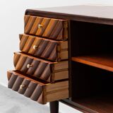 SIDEBOARD VINTAGE IN LEGNO CON DETTAGLI IN OTTONE ANNI ’60 MODERNARIATO