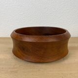 Scandinavian teak bowl and 4 ramekins