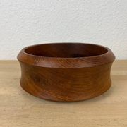 Scandinavian teak bowl and 4 ramekins