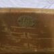 Luterma antique theatre bench circa 1930, vintage wrought iron cinema bench
