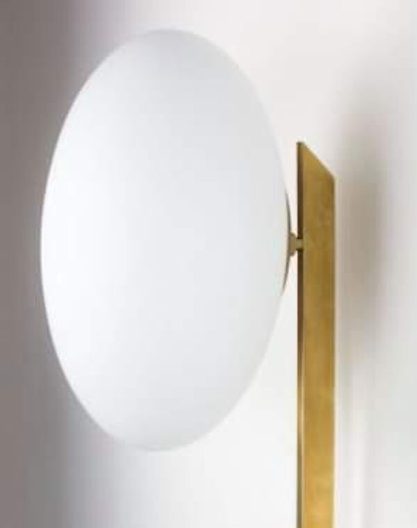 Applique gio globe opaline