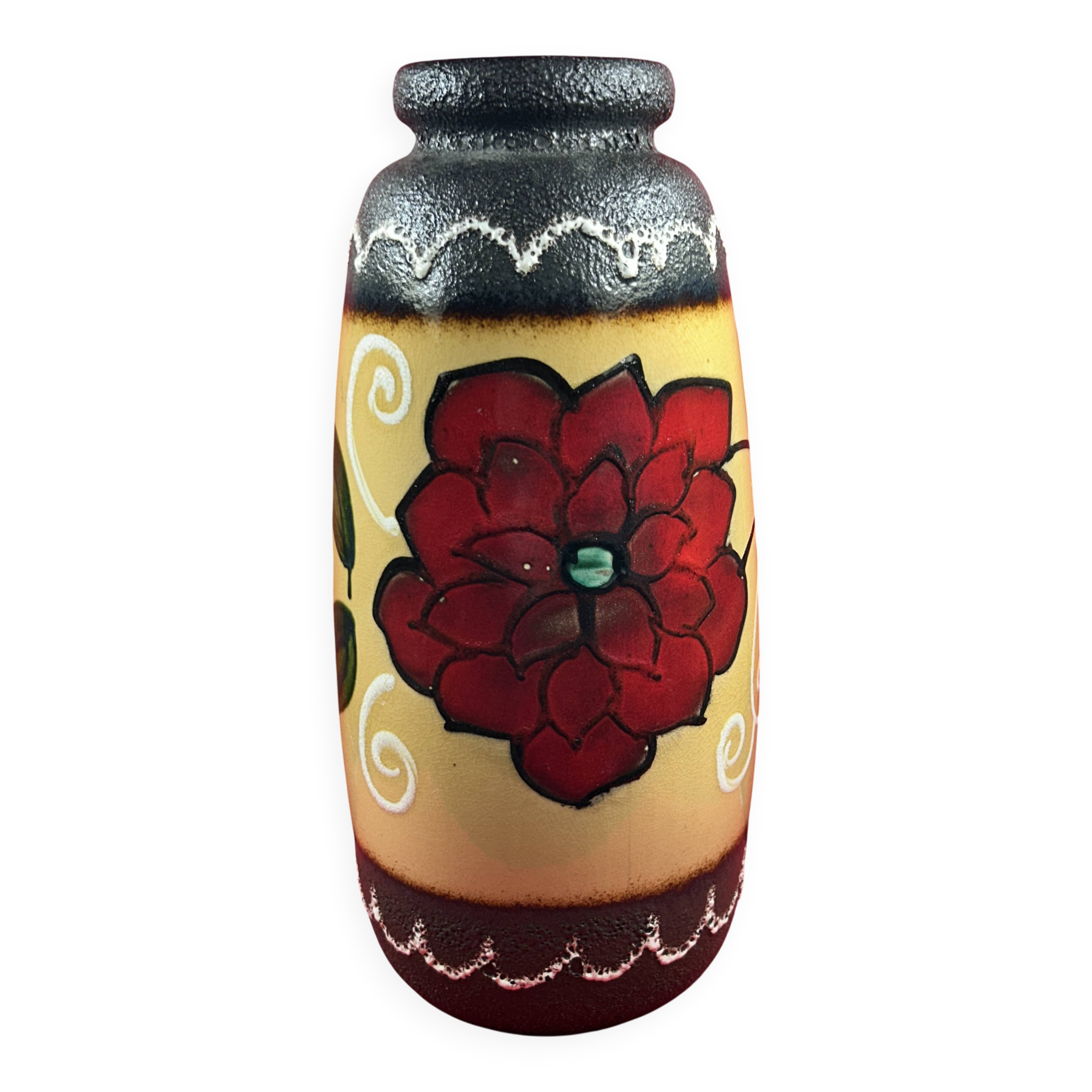 Large West Germany Vase, Fat Lava Vallauris! 48 cm - Vintage 70s