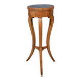 Cherrywood and marble pedestal table, Restoration period – early 19th century