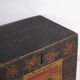 Coffre ancien peint en bois de pin – Chine, vers 1900