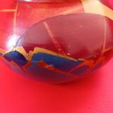 Vallauris ball vase. Signed LG