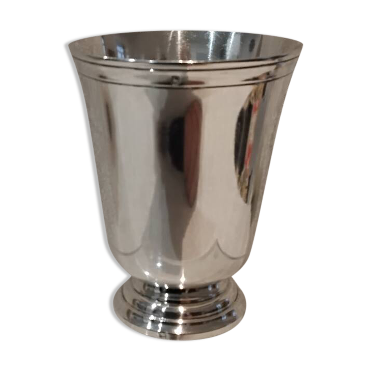 925 silver Minerva cup with fillet decoration, silversmith Christofle Cardeilhac