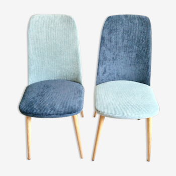 Pair of renovated vintage chairs