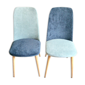 Pair of renovated vintage chairs