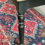 Farm table feet turned