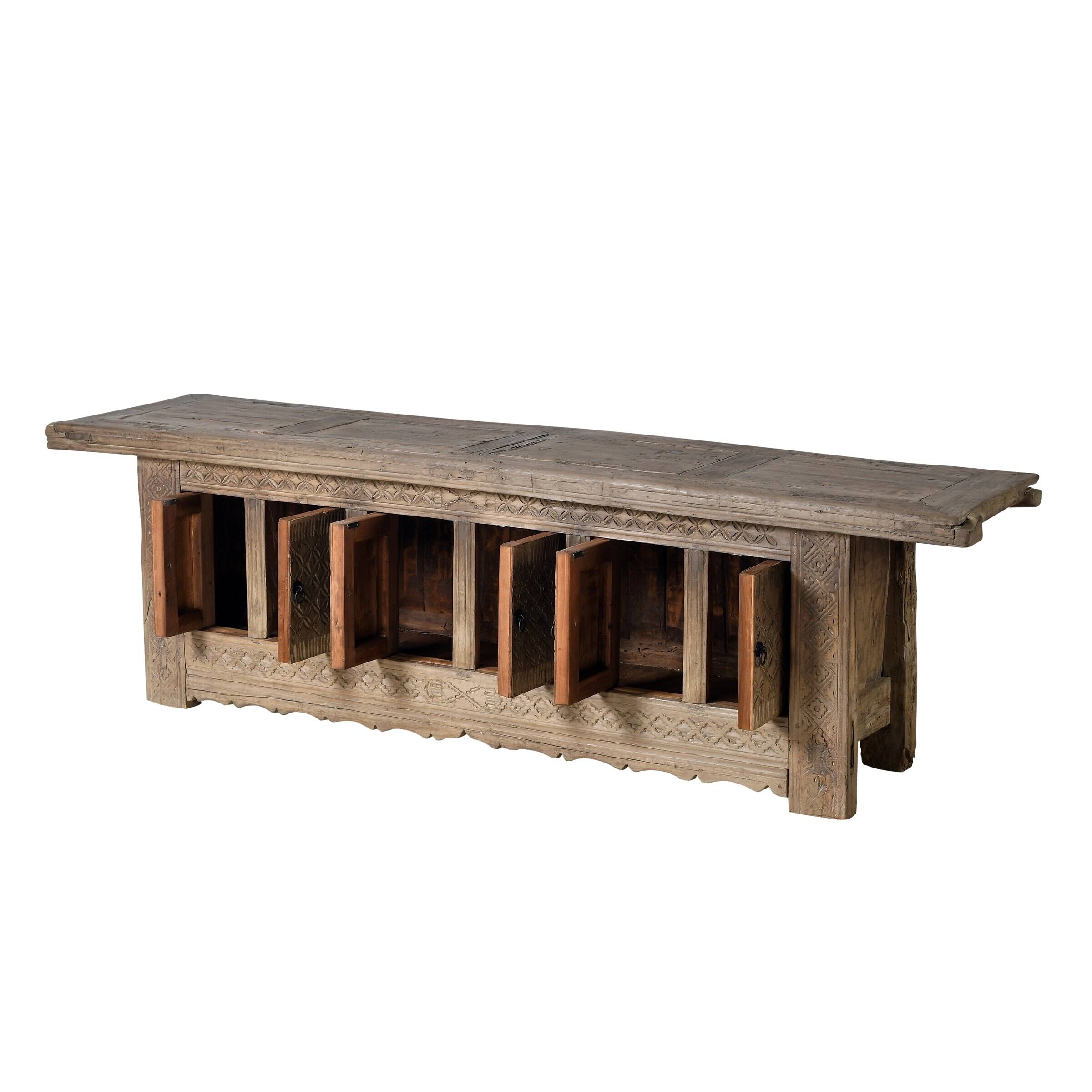 Anyang - Buffet with carved solid wood no. 2
