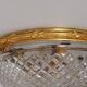 Bronze Cut Glass Ceiling Light: Mid-Century French Louis XVI Ceiling Lamp