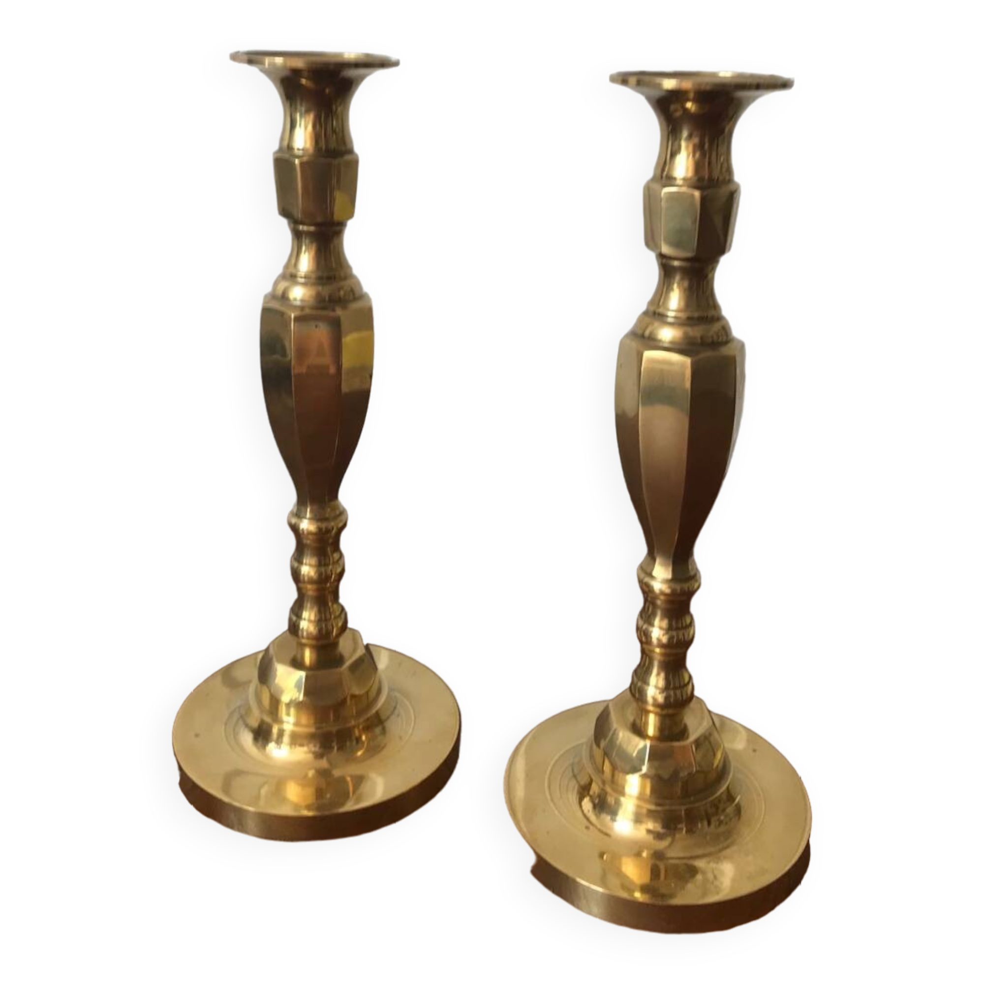 Two classic candle holders