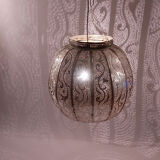 Openwork pendant lamp