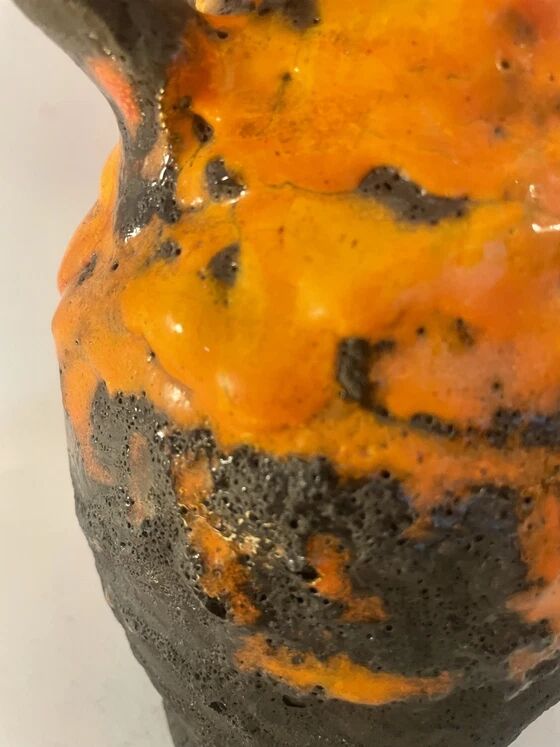 Wireless vase lamp from West German Pottery – Fat Lava jug | Pop Weave Collection