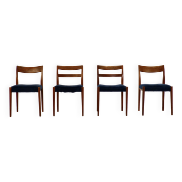 Mid-Century Modern Swedish Teak Dining Chairs by Nils Jonsson for Troeds