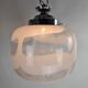 Suspension italienne en verre de Murano formes nuageuses