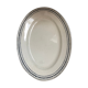 Plat ancien terre de fer modèle Lauriers